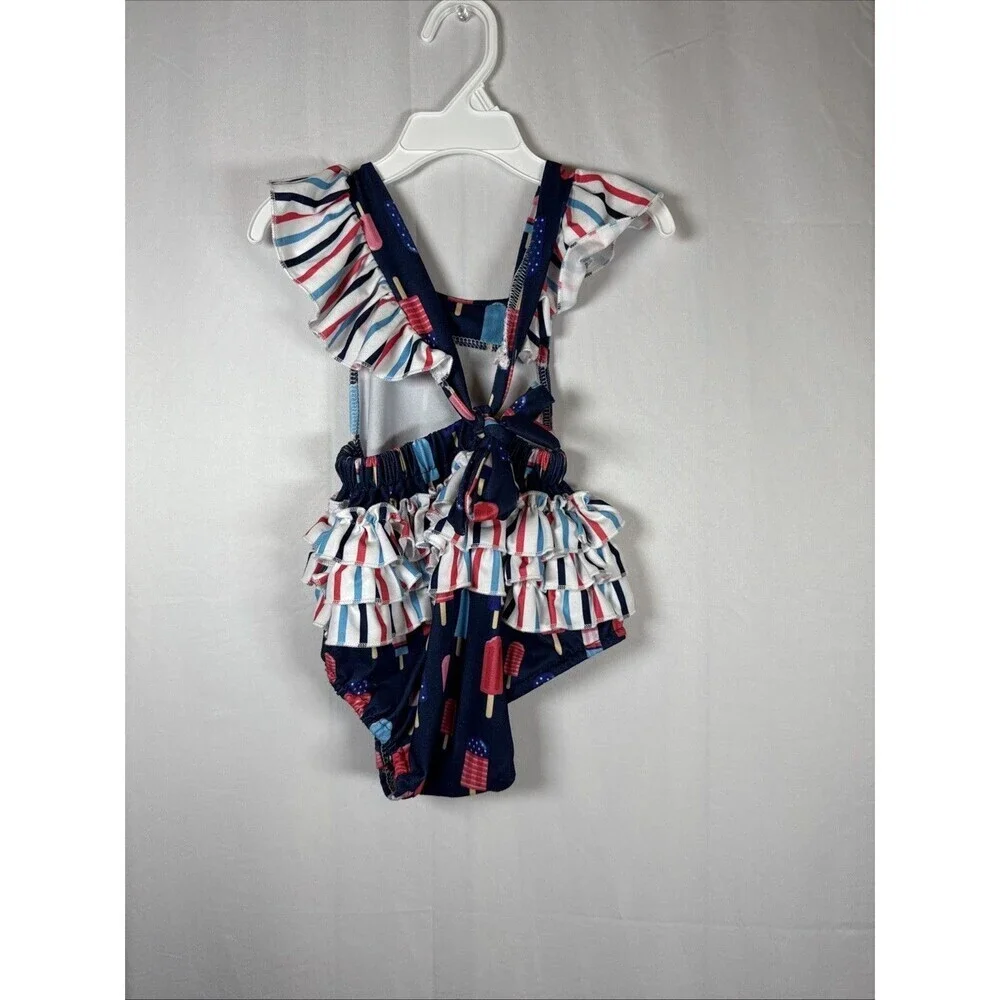 Pete And Lucy Popsicle Print Romper Size 12-18 M Preowned - Picture 3 of 11